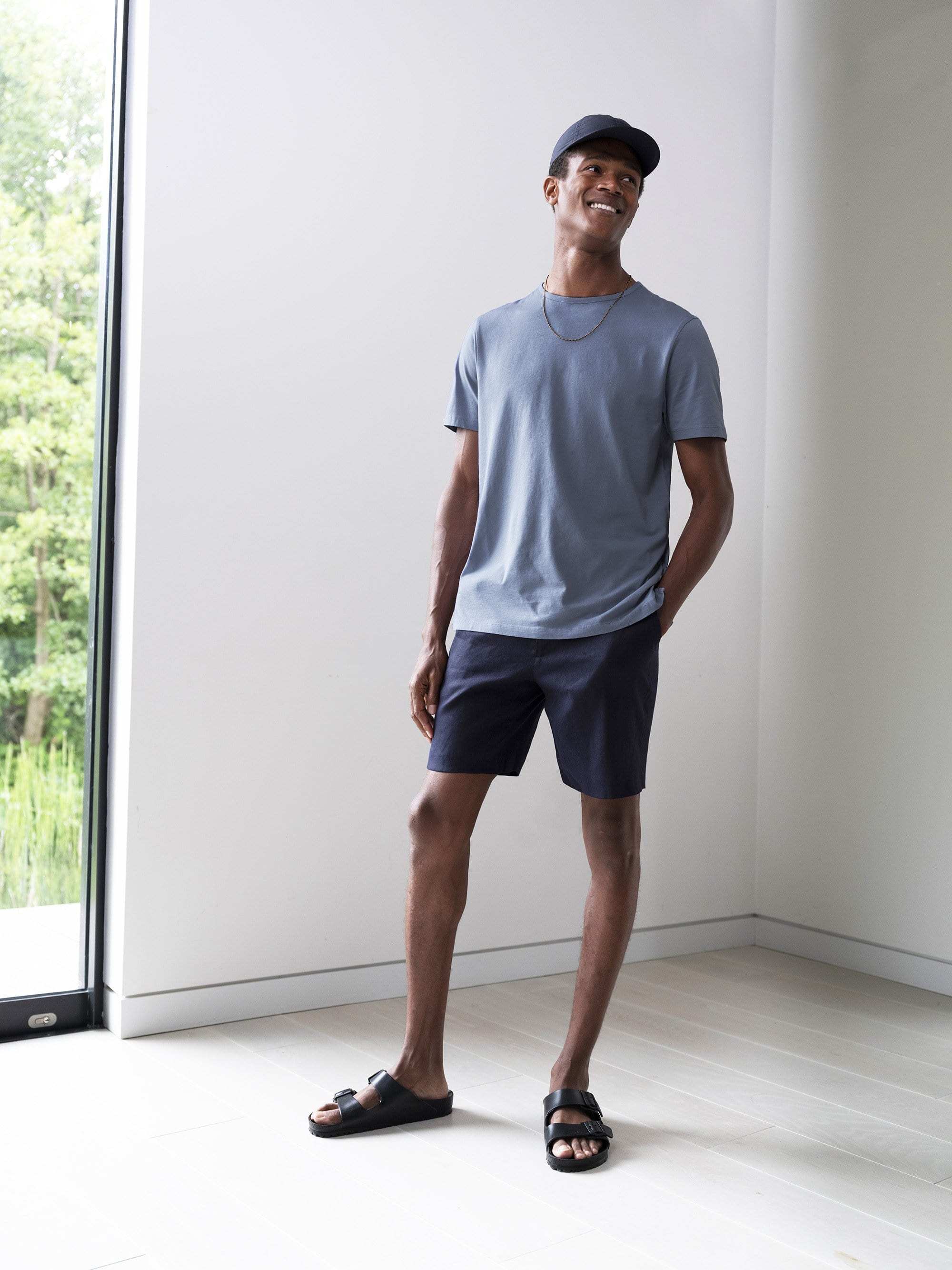 The Kapok Tee CONCEPT || Steel Blue | Kapok and organic cotton