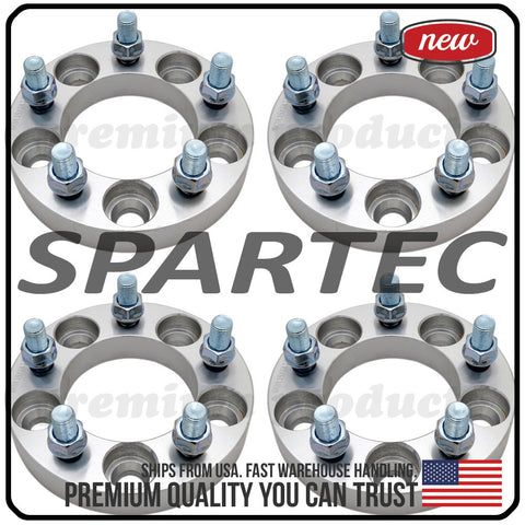 Spartec Wheel Spacers (Set 4pcs) for 4PC 25mm (1") 5x114.3 5x4.5 82.5 Center Bore 1/2"x20 WA-SPC-87268