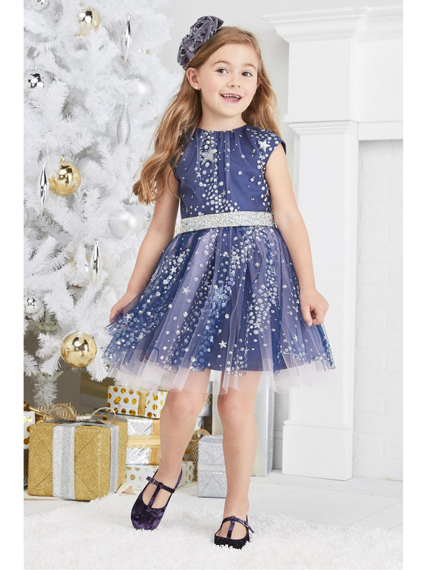 glitter star dress