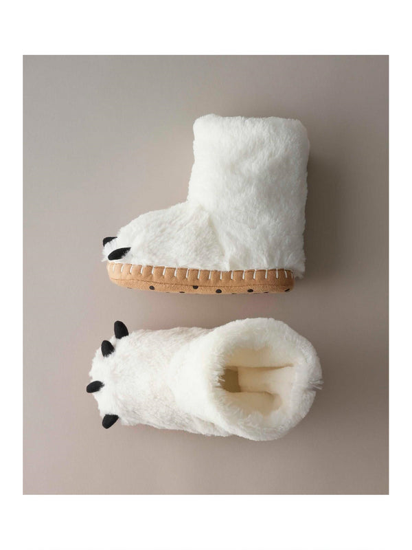 kids polar bear slippers