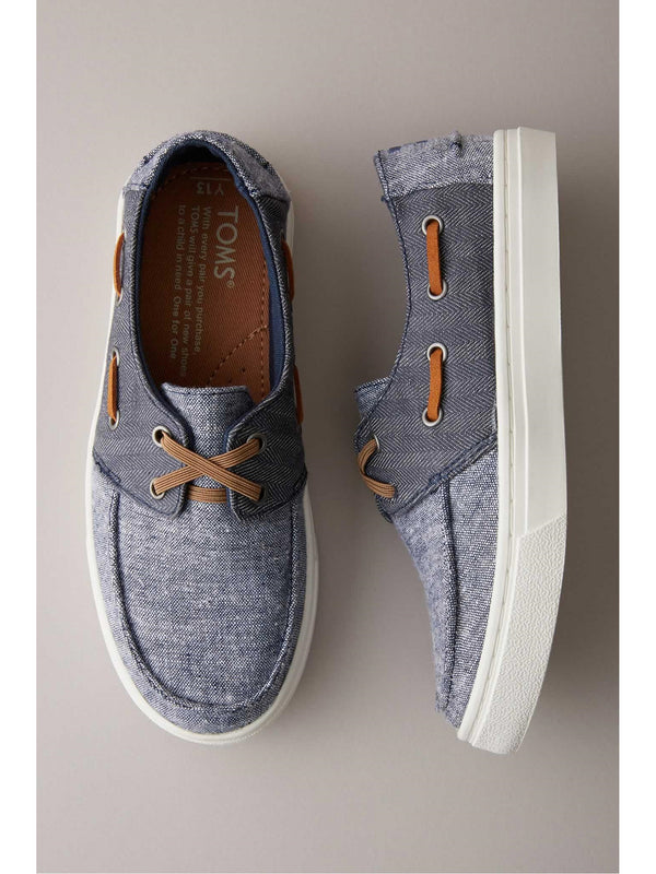 Kids TOMS Culver Boat Shoes - Chasing 