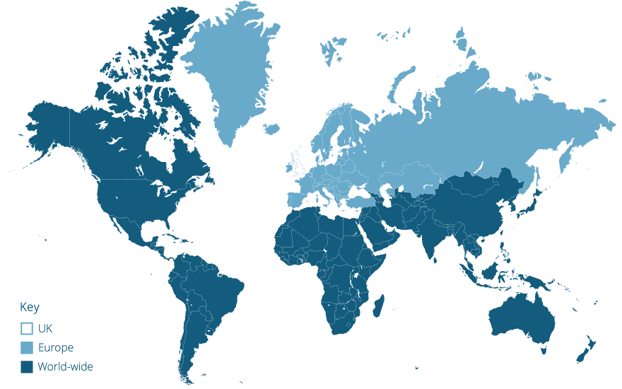 world map