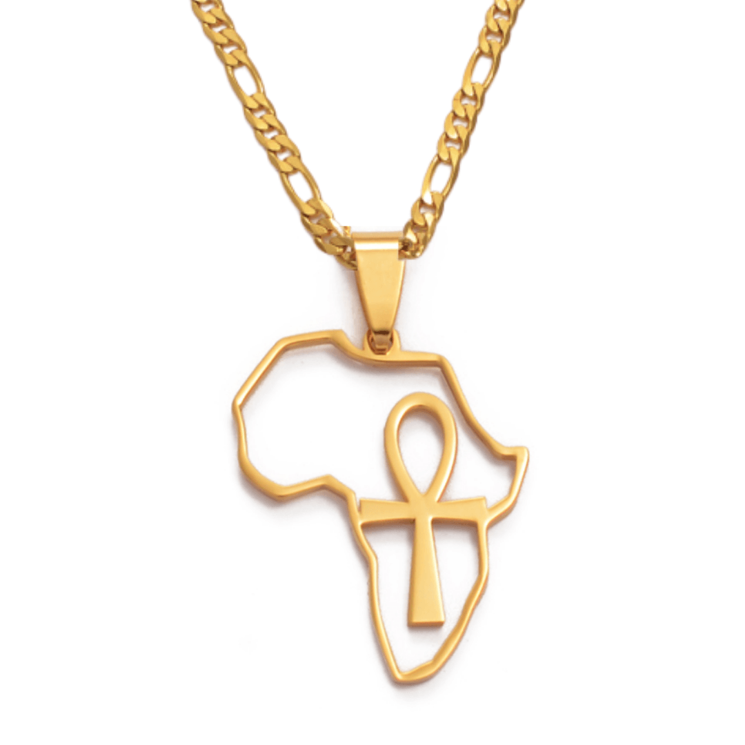 gold plated ankh pendant