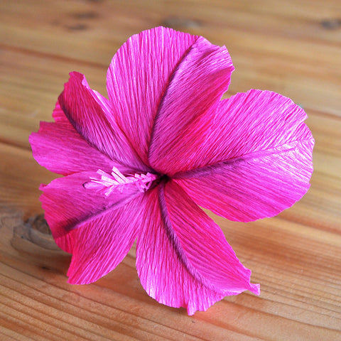 diy paper flowers | crepe paper flower tutorial | Free paper flower templates | paper hibiscus
