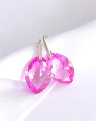 Simple Pink Topaz Earrings "Pinky" 💐 Simple Pink Topaz Earrings "Pinky" 💐