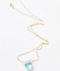 FALL in Love! Set of Three Sky Blue Quartz Necklaces FALL in Love! Set of Three Sky Blue Quartz Necklaces - Handmade Jewelry - Renate Exclusive - 3