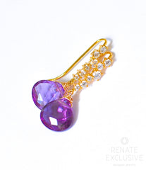 Petite Alexandrite Earrings " Smile" Petite Alexandrite Earrings " Smile"
