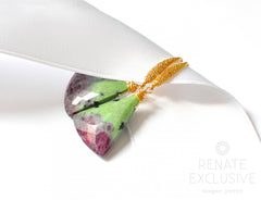Lovely Ruby Zoisite Earrings "Ruby Love" Lovely Ruby Zoisite Earrings "Ruby Love" - Handmade Jewelry - Renate Exclusive - 3