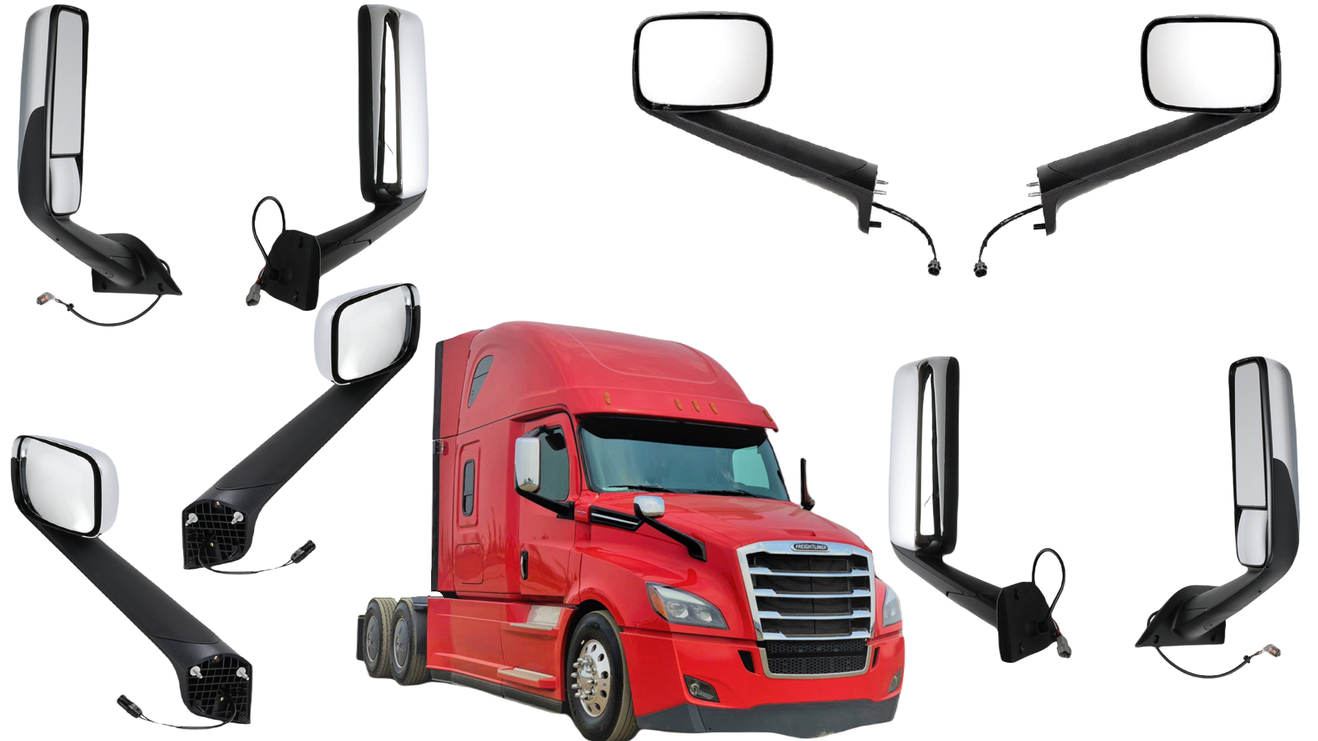 Freightliner Cascadia Mirrors FleetRun Truck Parts