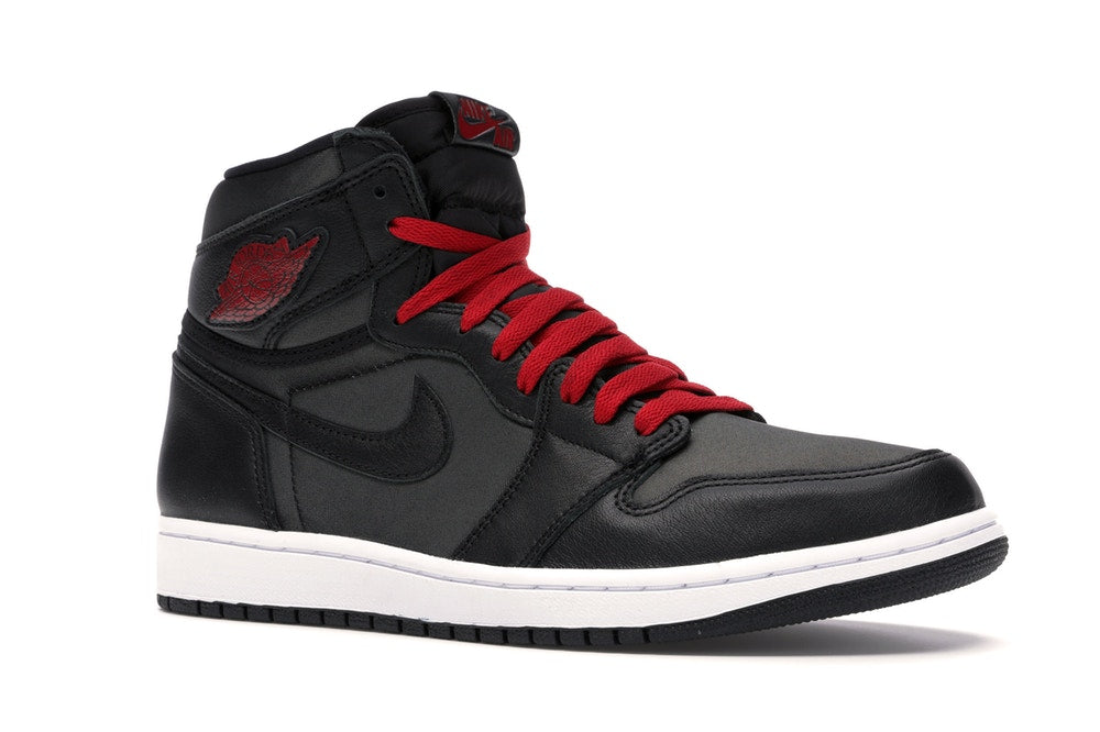 black satin jordan 1