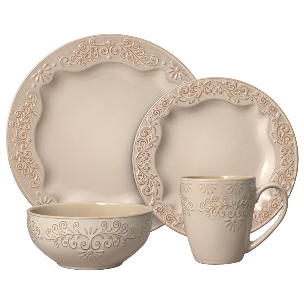 cream dinnerware set