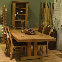 Mighty Mac Straight Leg Dining Table - YASK Solid German Oak Furniture | Annie Mo's