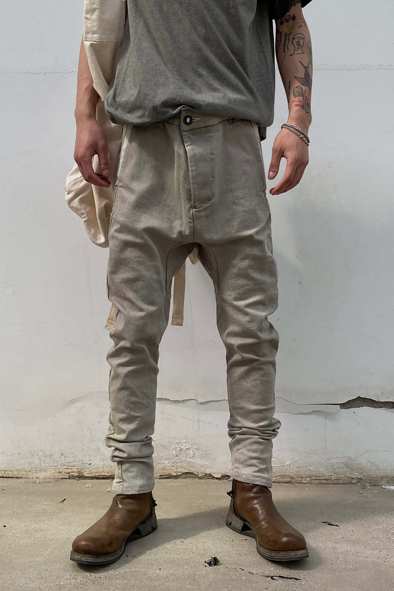 BORIS BIDJAN SABERI trousers P4 F1603K light grey