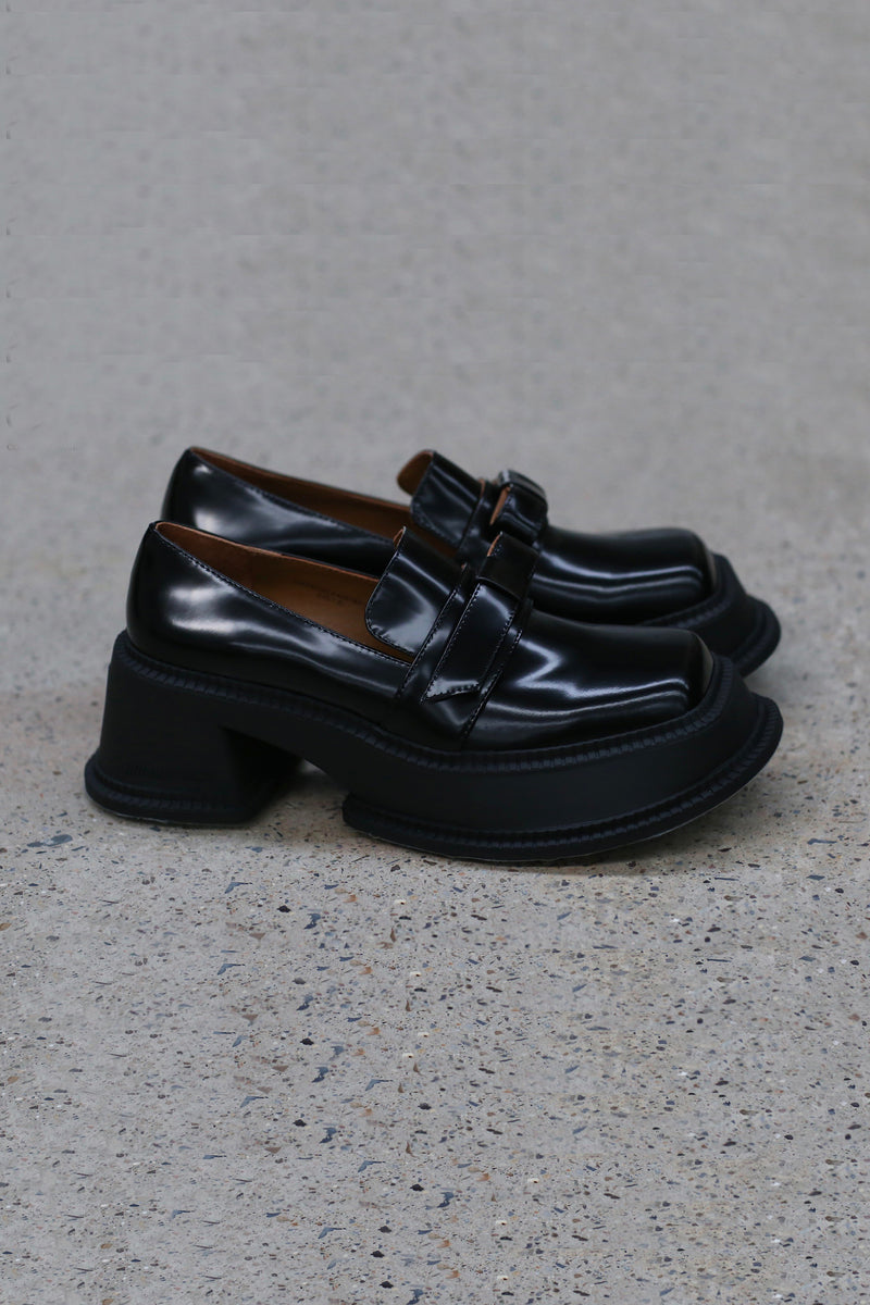 shushutong bow loafers SS22AC05