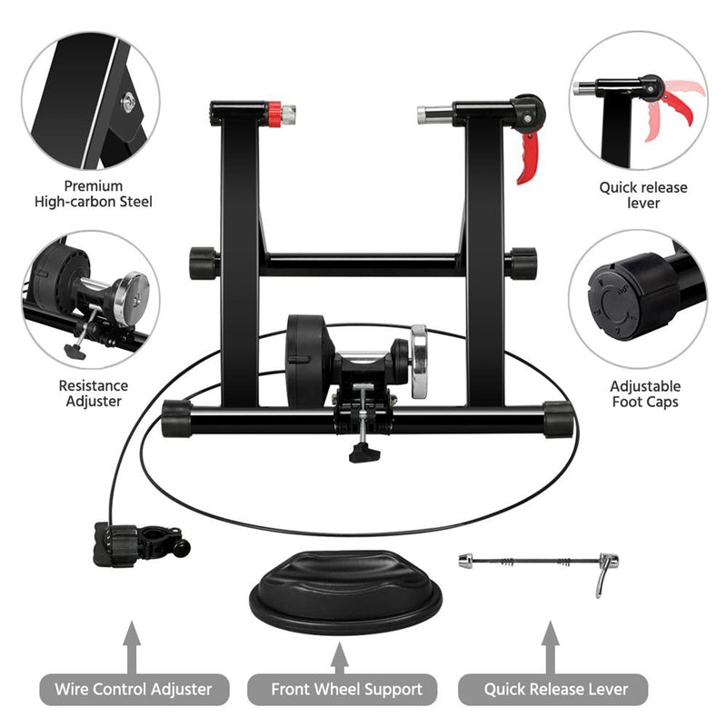 yaheetech magnetic bike trainer stand