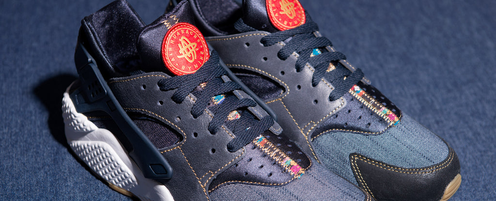 nike huarache denim