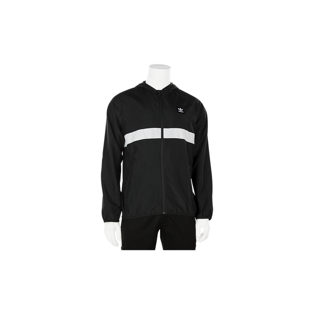 adidas black & white bb wind packable mens jacket