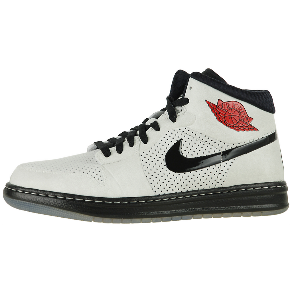 air jordan alpha 1 white black varsity red