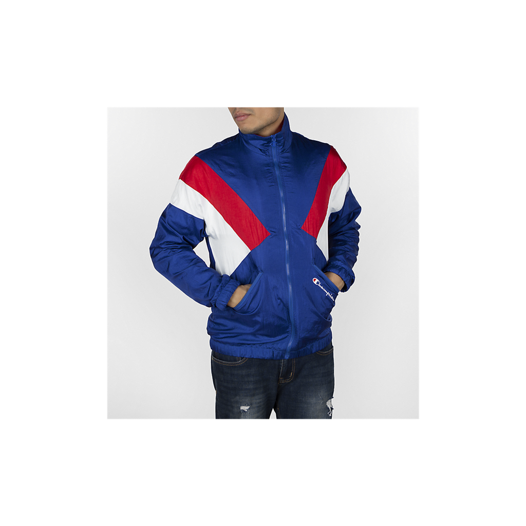 champion nylon warm up jacket