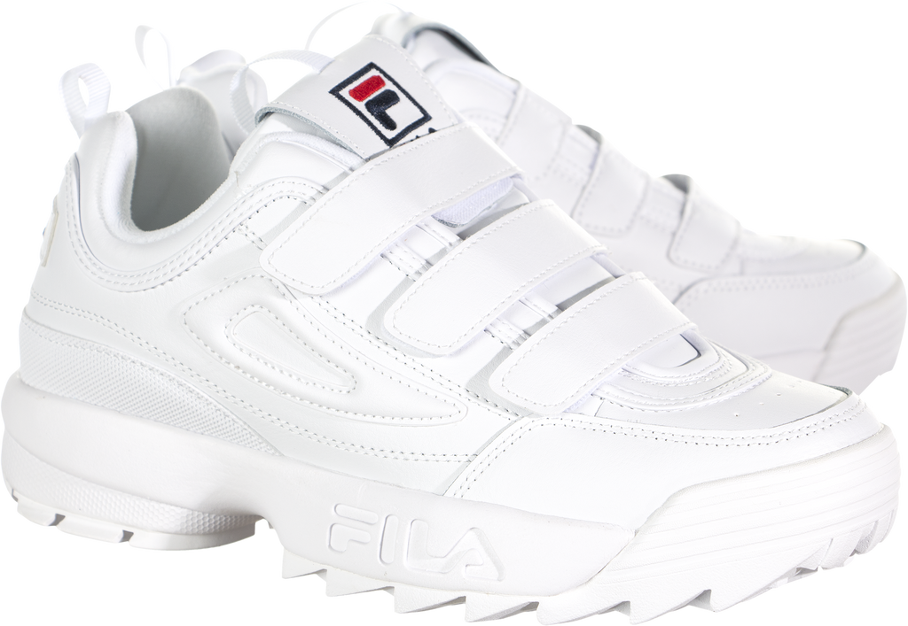 fila disruptor triple white