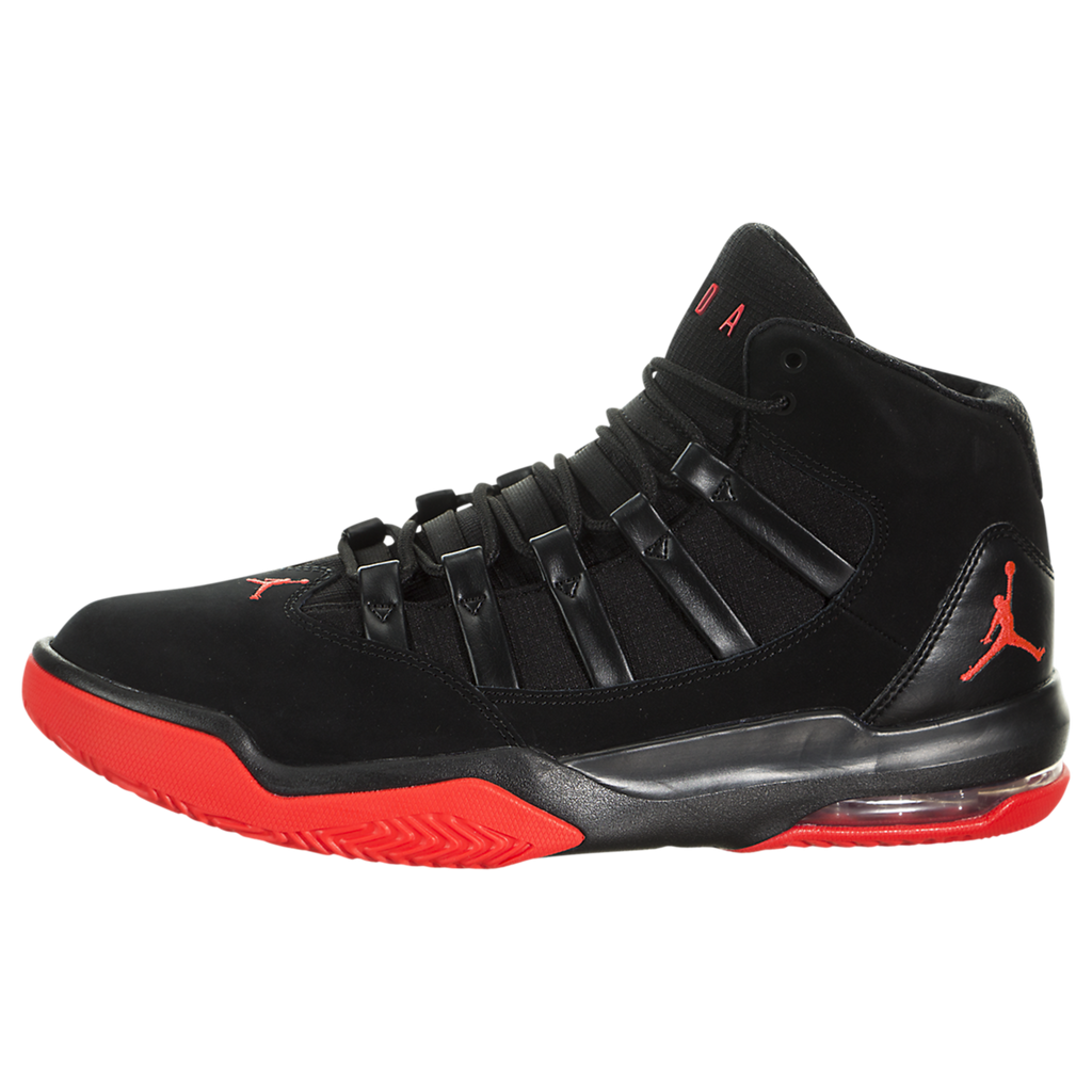 jordan max aura black orange