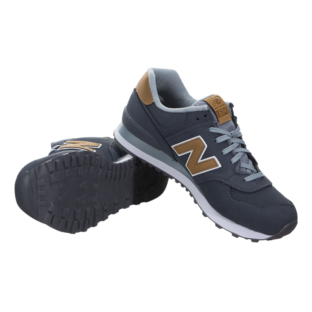 new balance men's ml574 lux pack sneaker