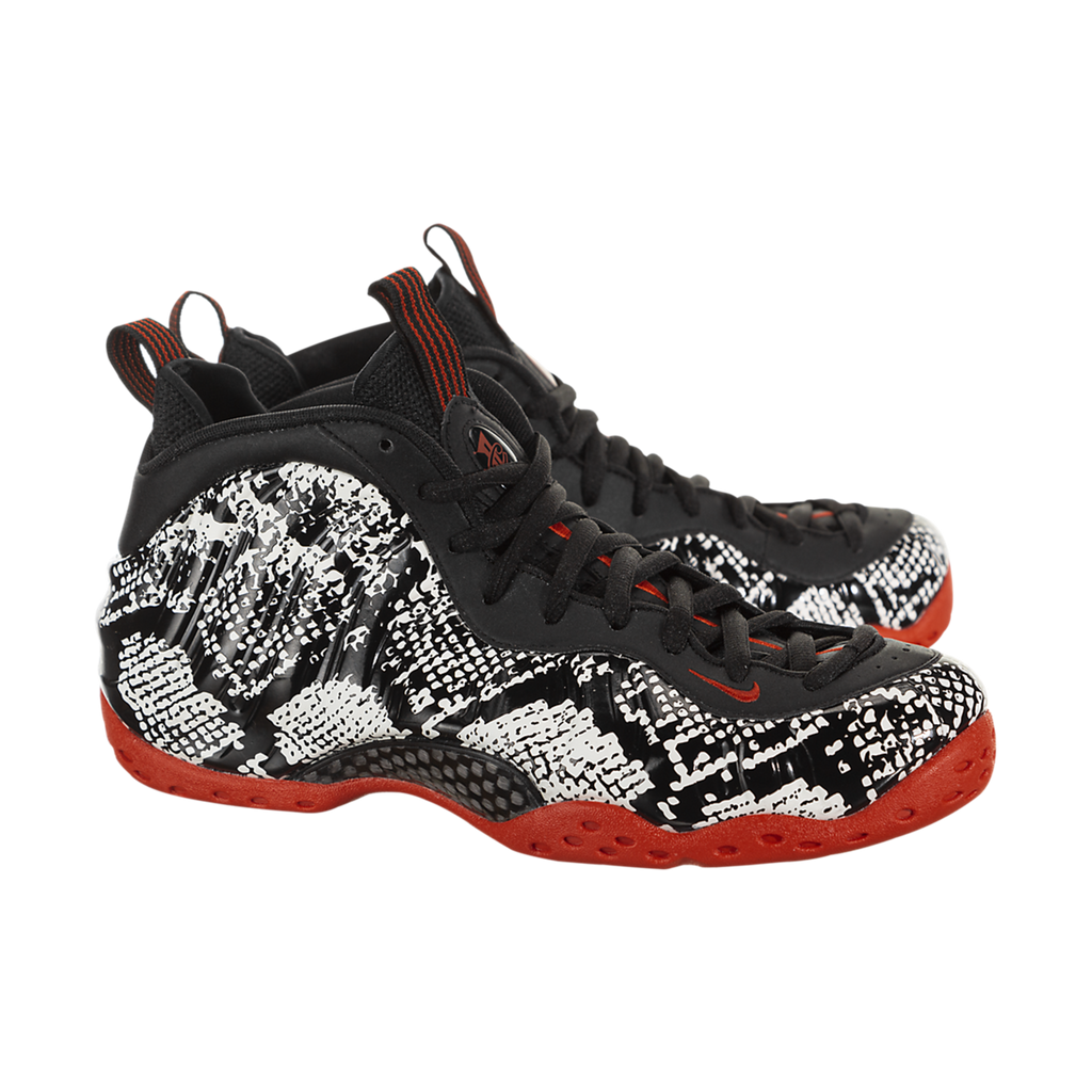 NIKE AIR FOAMPOSITE ONE CRACKED LAVA BLACK ...