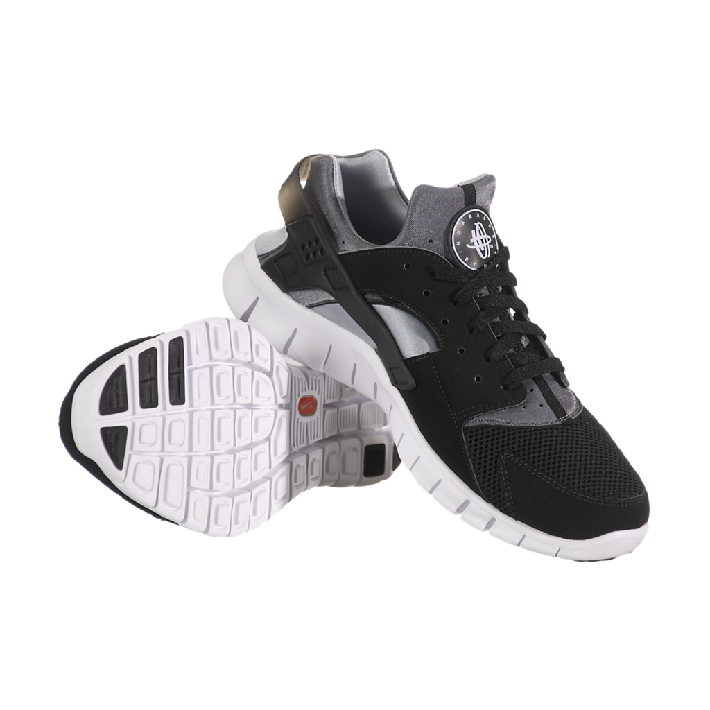 nike huarache free 2012 black dark grey