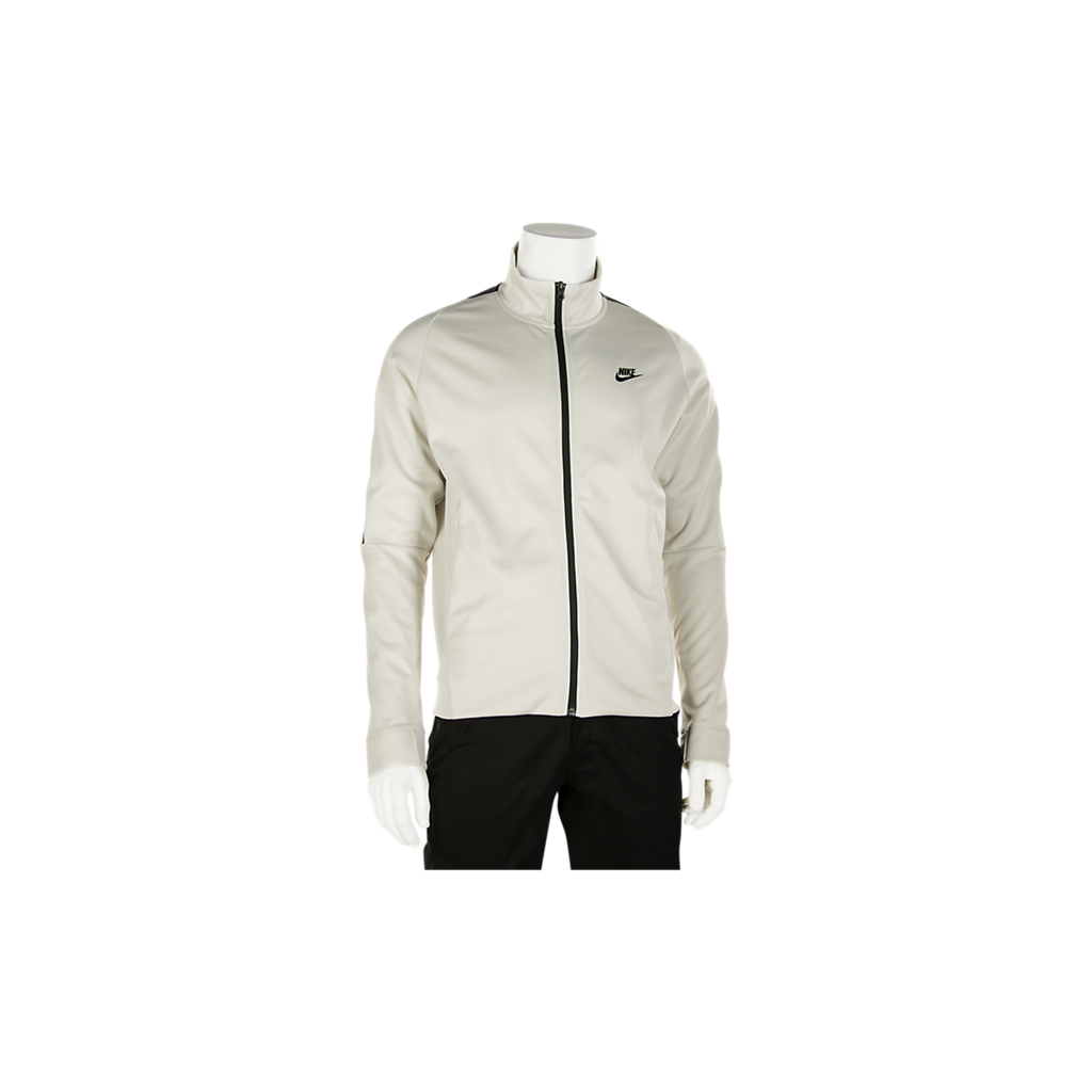 nike tribute poly track jacket in black