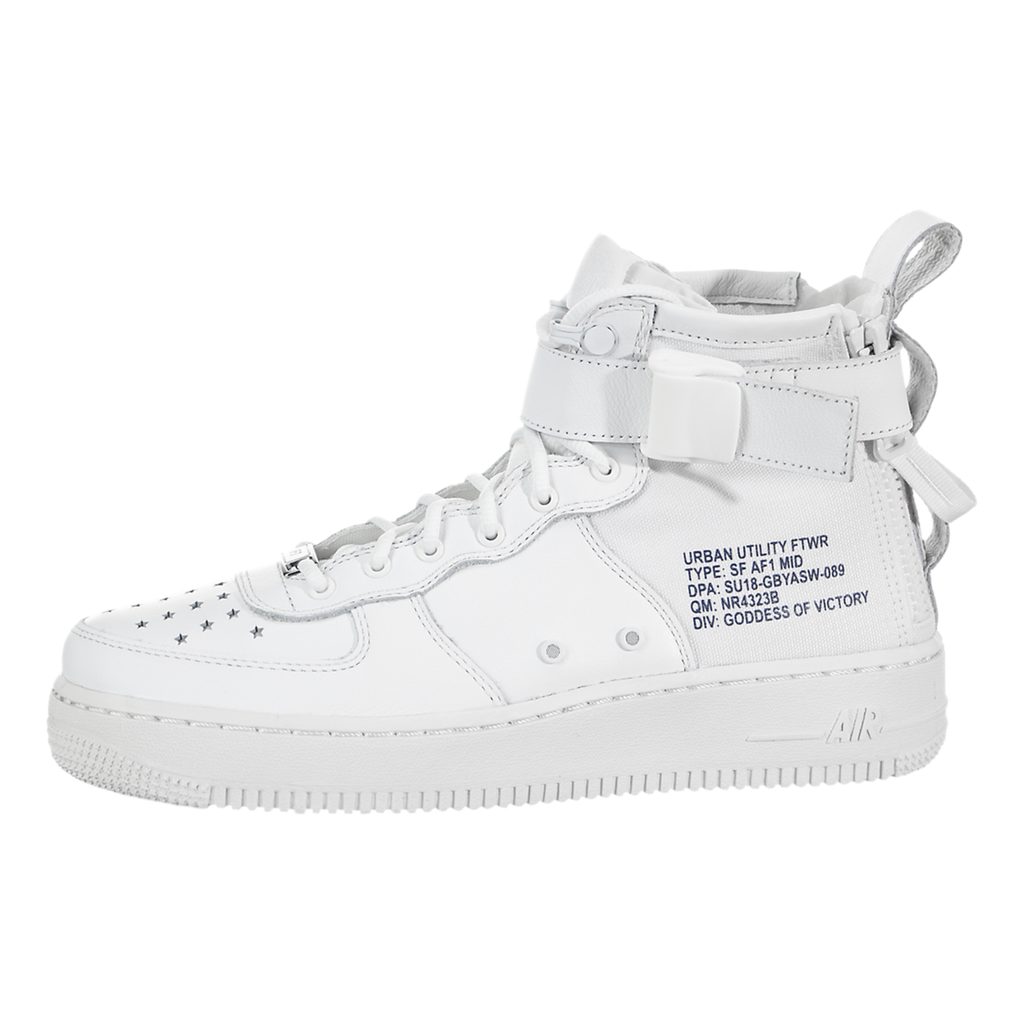 nike sf air force 1 mid bianche