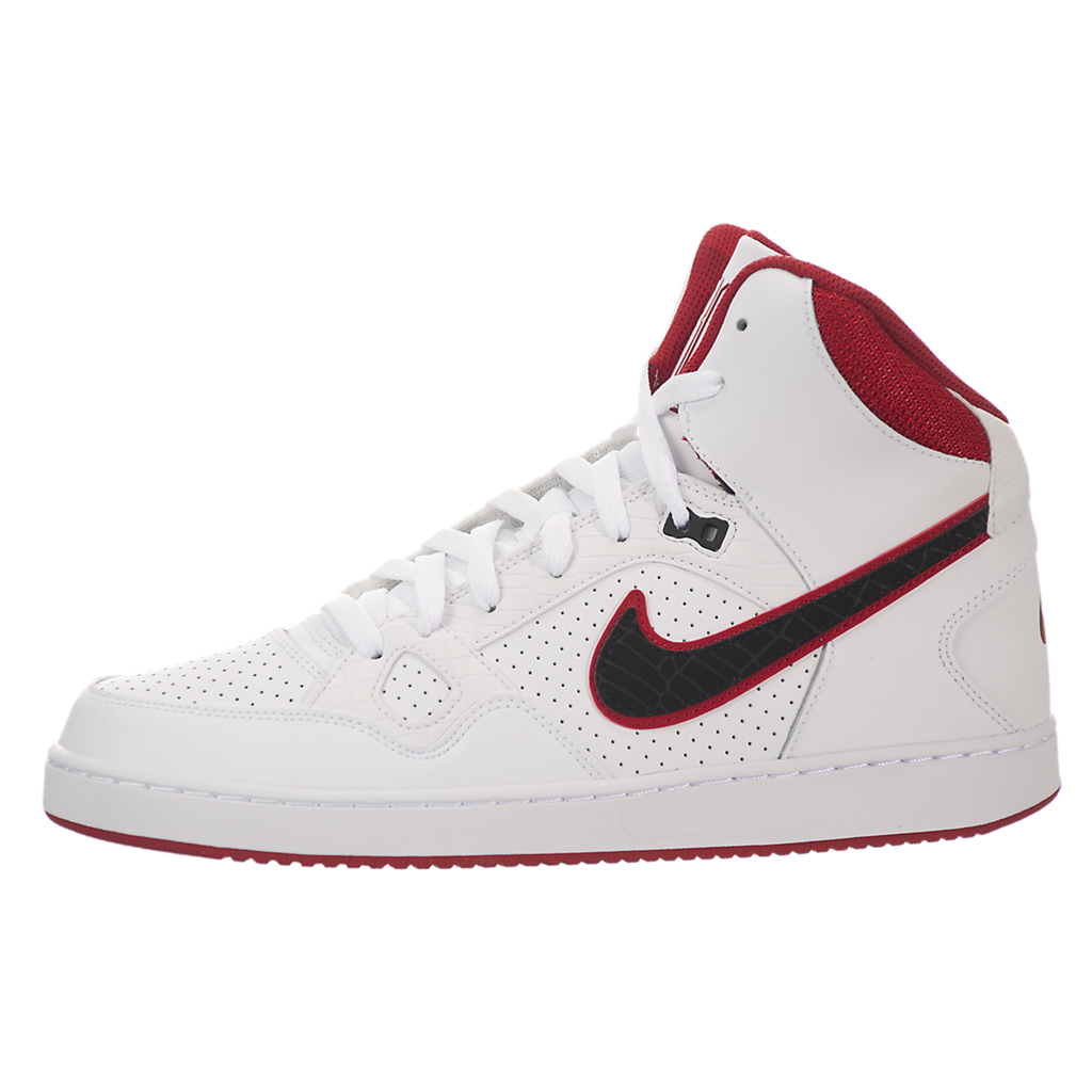 nike son of force mid red black