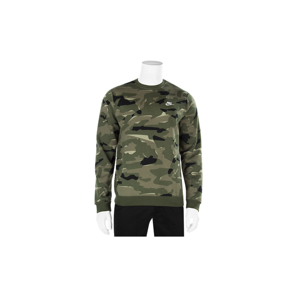 nike camo crewneck