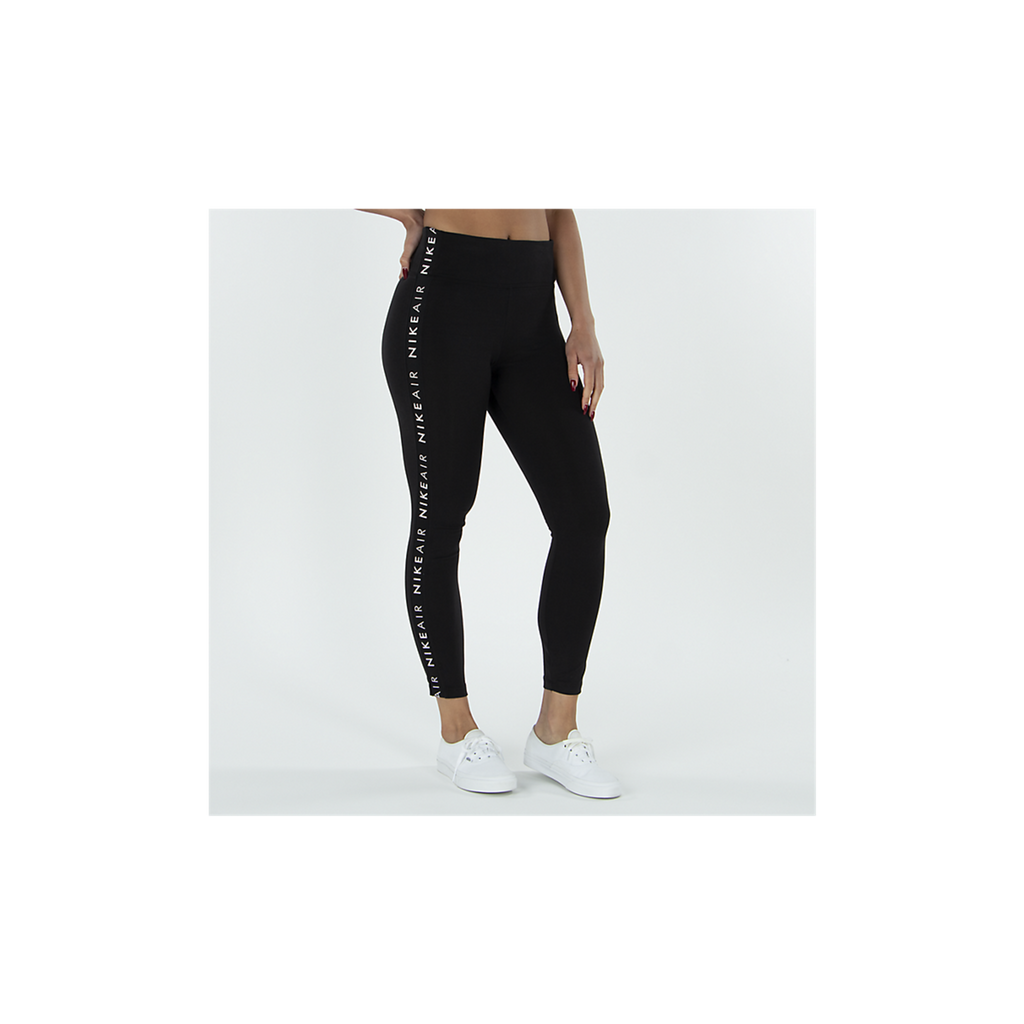 nike air tape leggings black