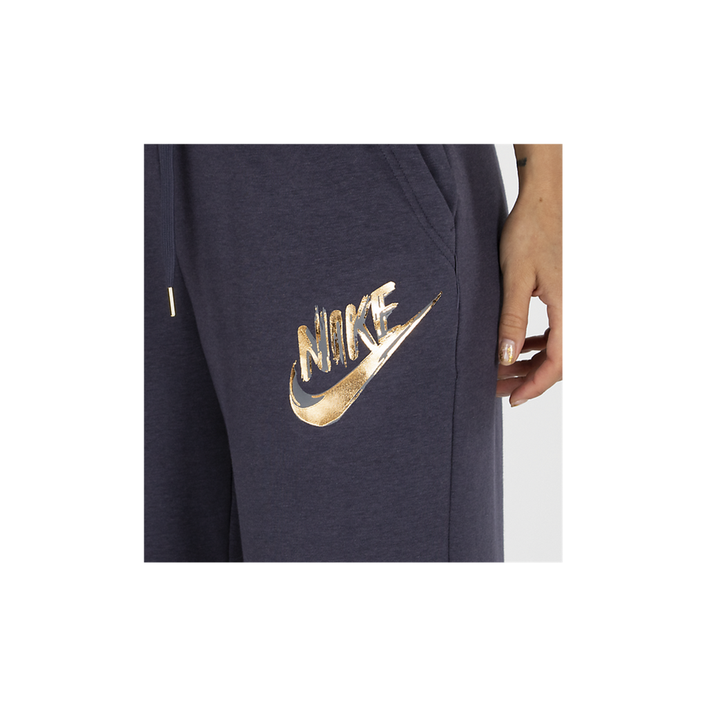 nike metallic fleece pants