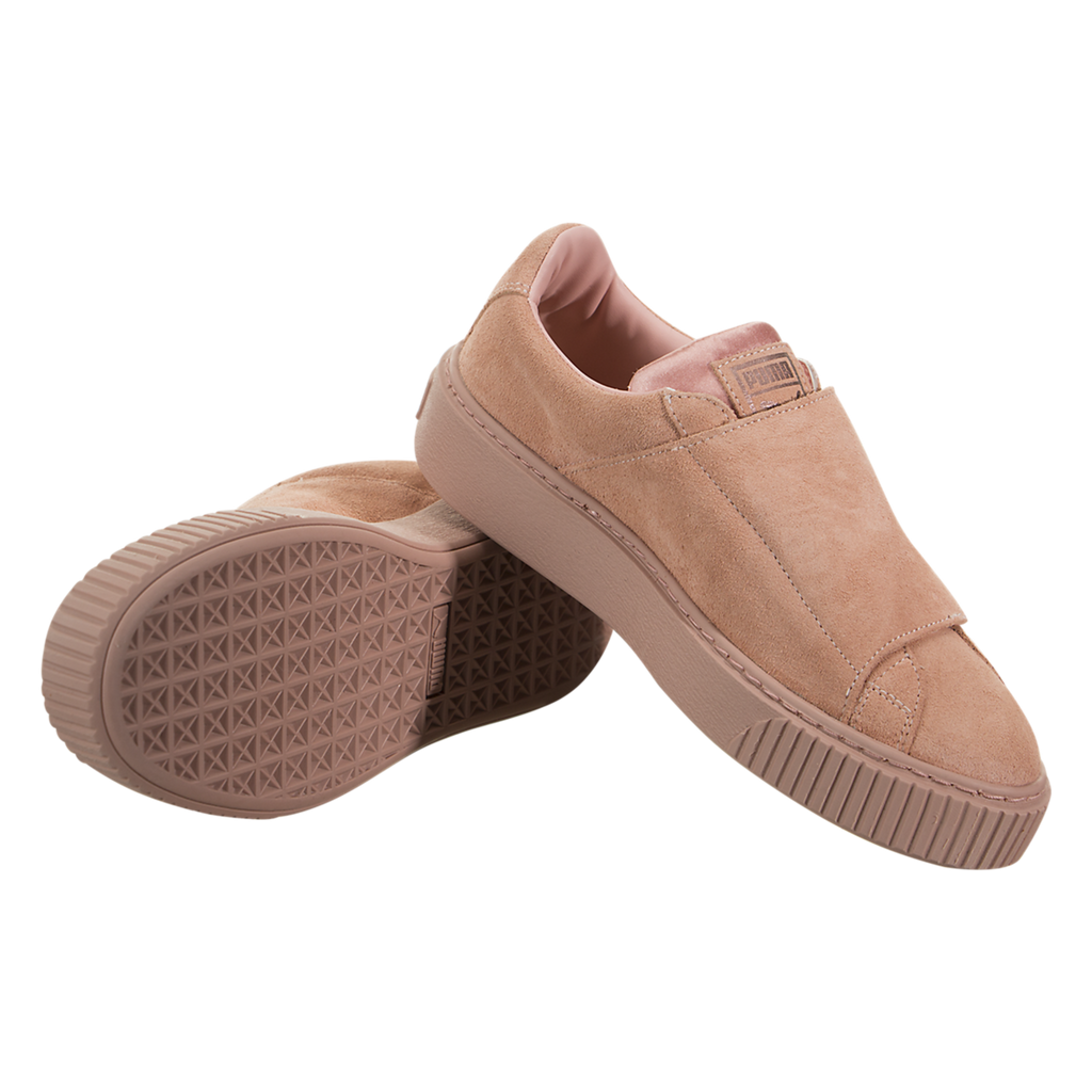 puma platform strap satin