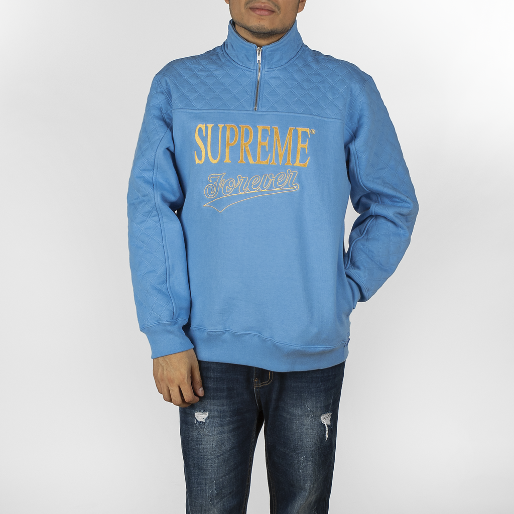 supreme forever half zip sweatshirt