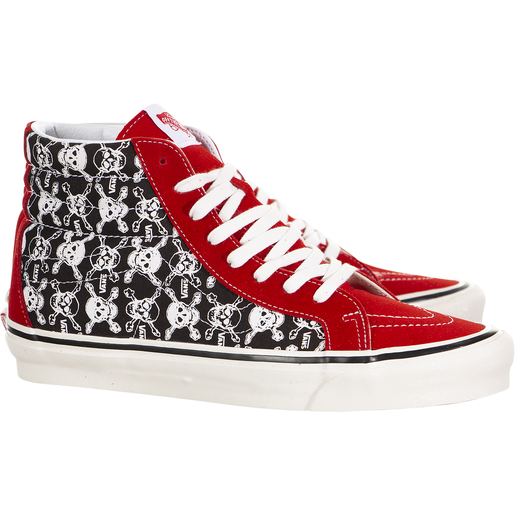 vans high top skulls