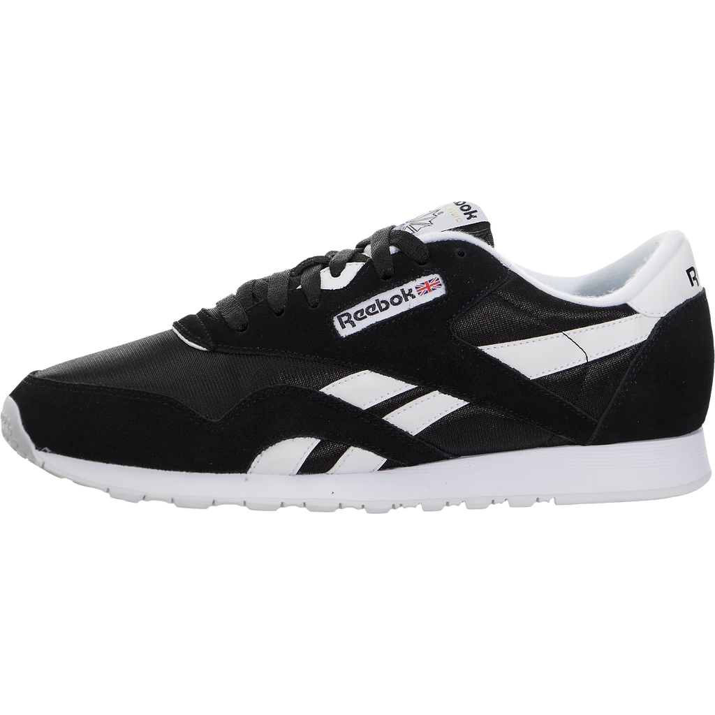 reebok classic nylon trainers in black 6604