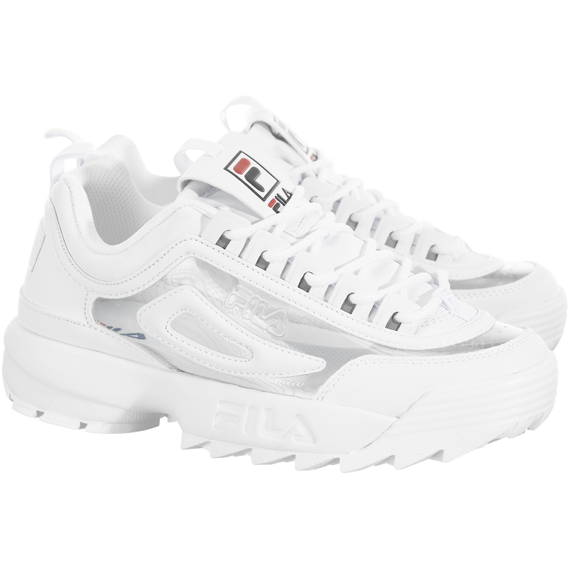 clear fila shoes