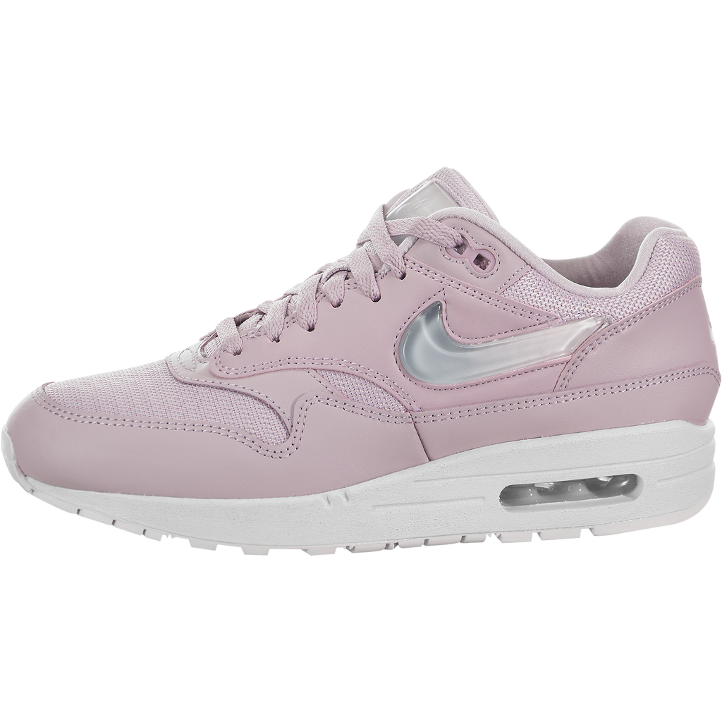 pink nikes with jelly bottoms