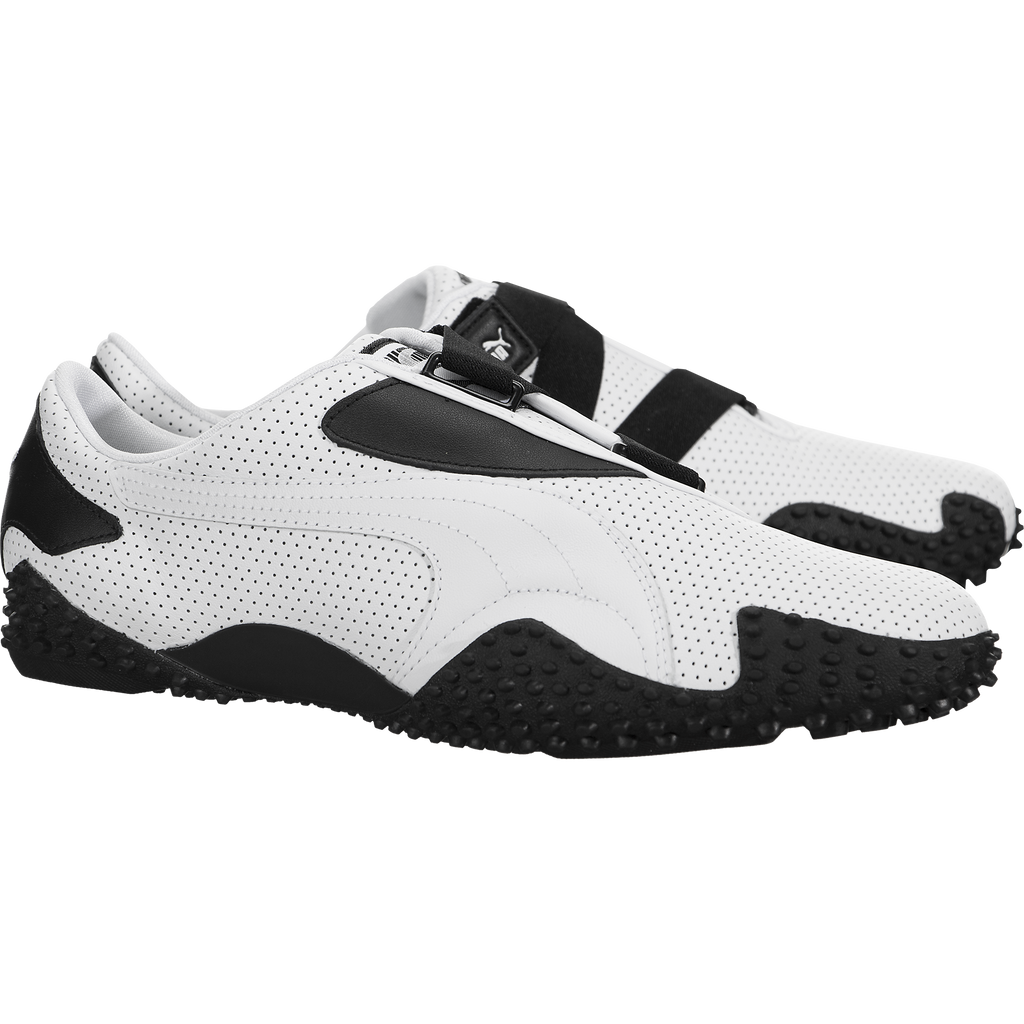 puma mostro perforated leather sneaker