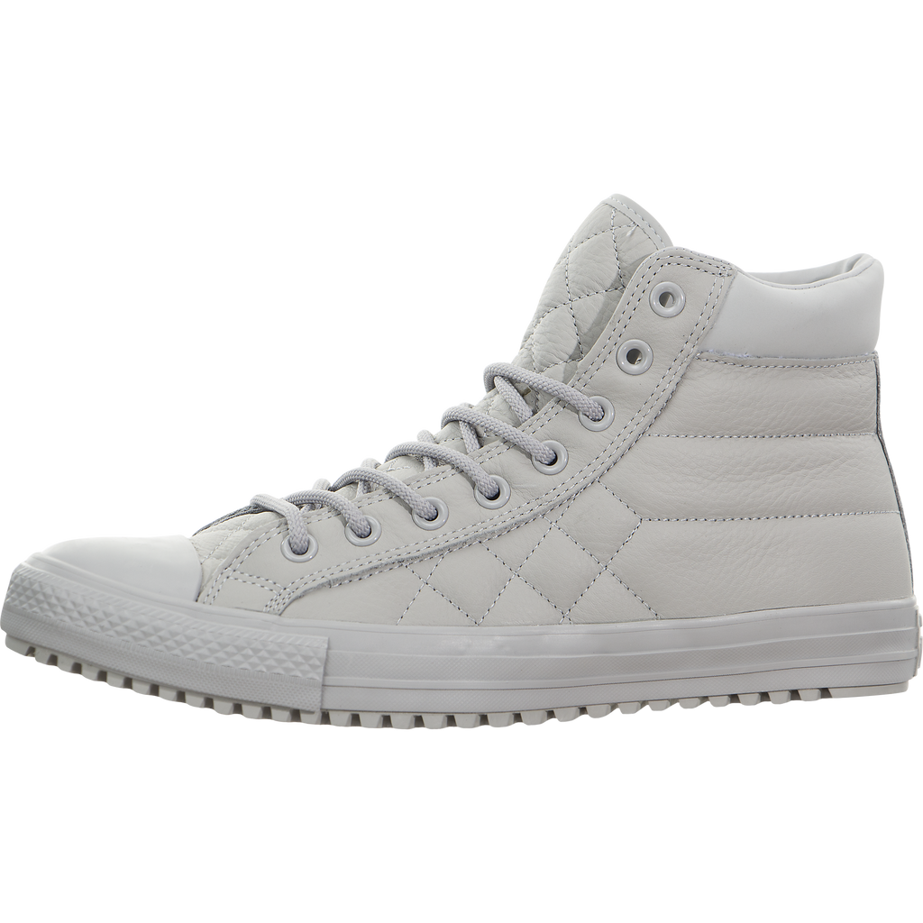 white quilted converse