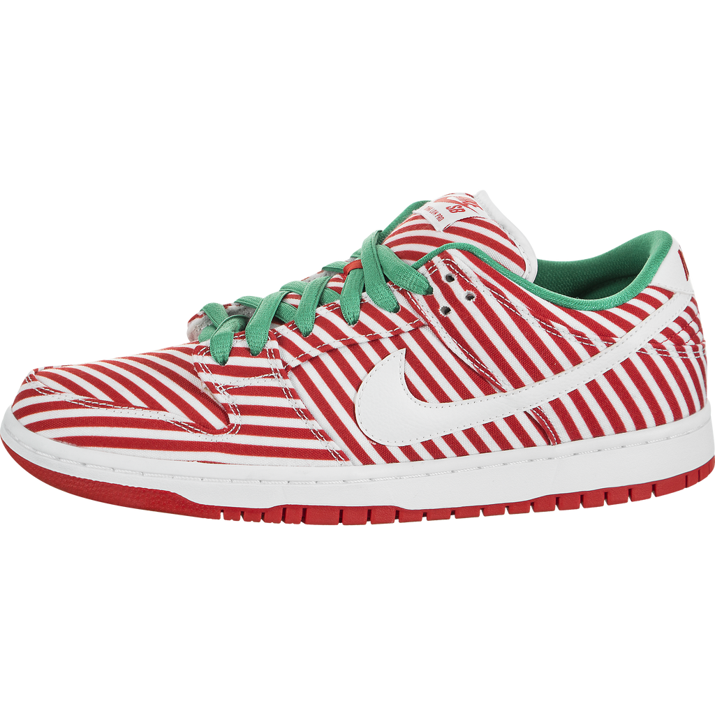 nike dunk candy cane