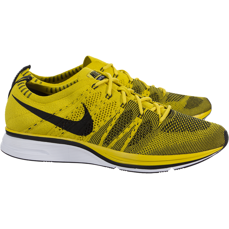 flyknit trainer yellow