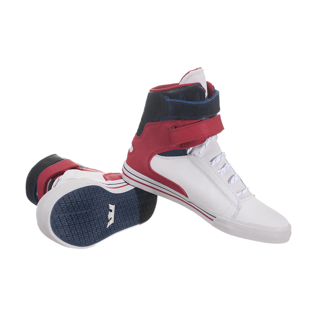 supra society white red blue