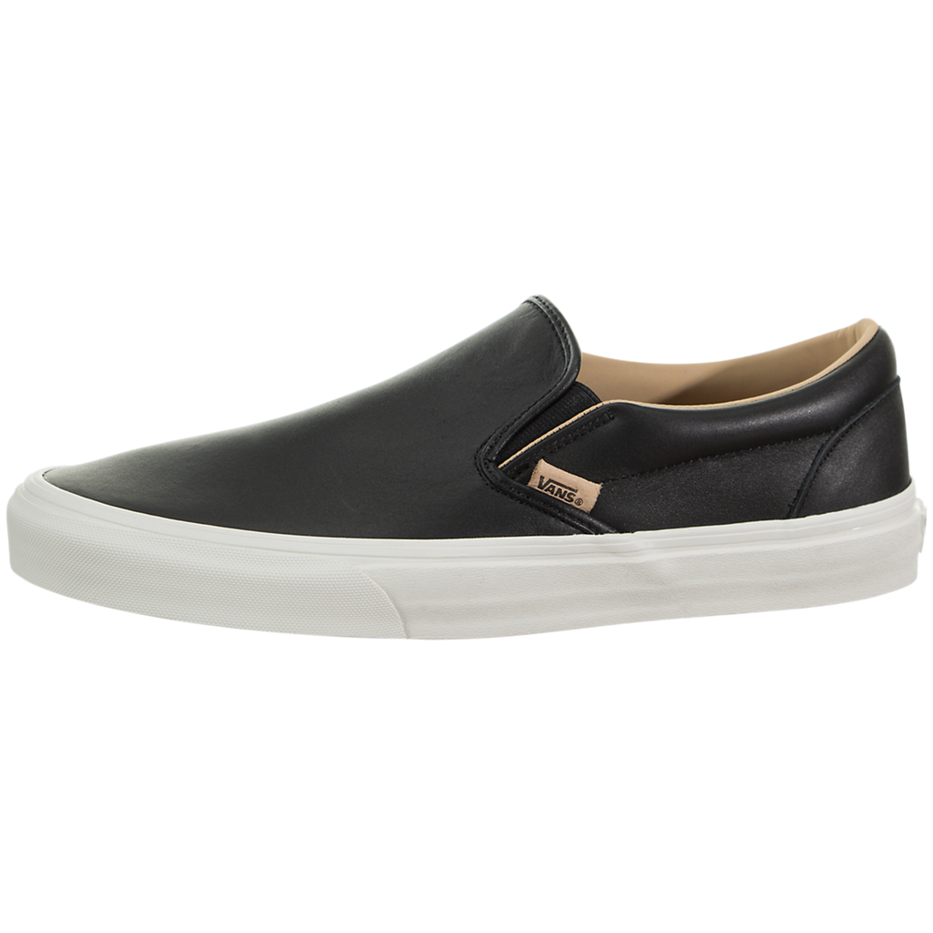 vans lux leather slip on