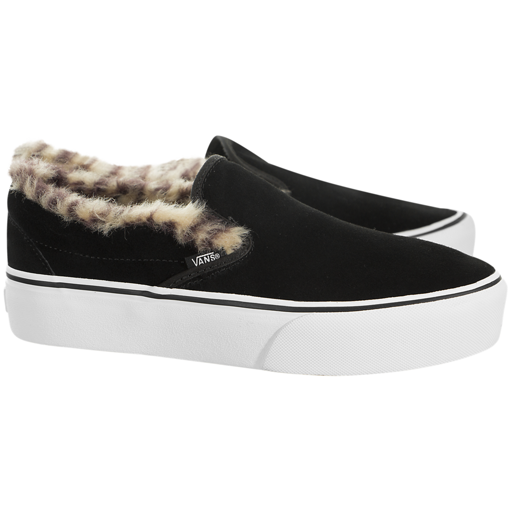 vans classic slip on fur