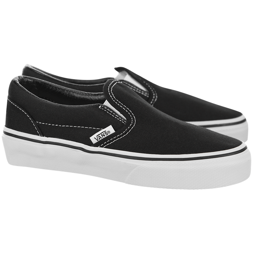 vans slip on black review