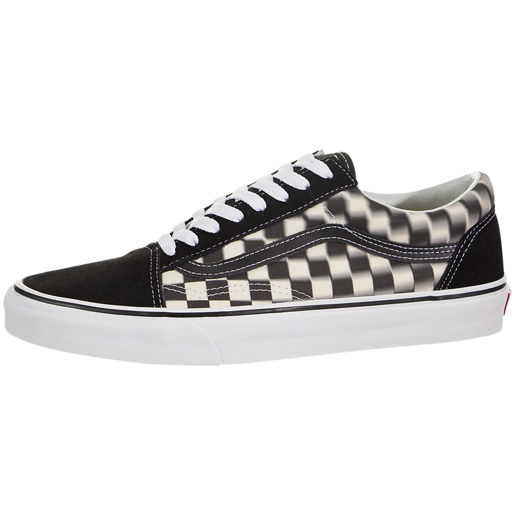 blur checkered vans old skool