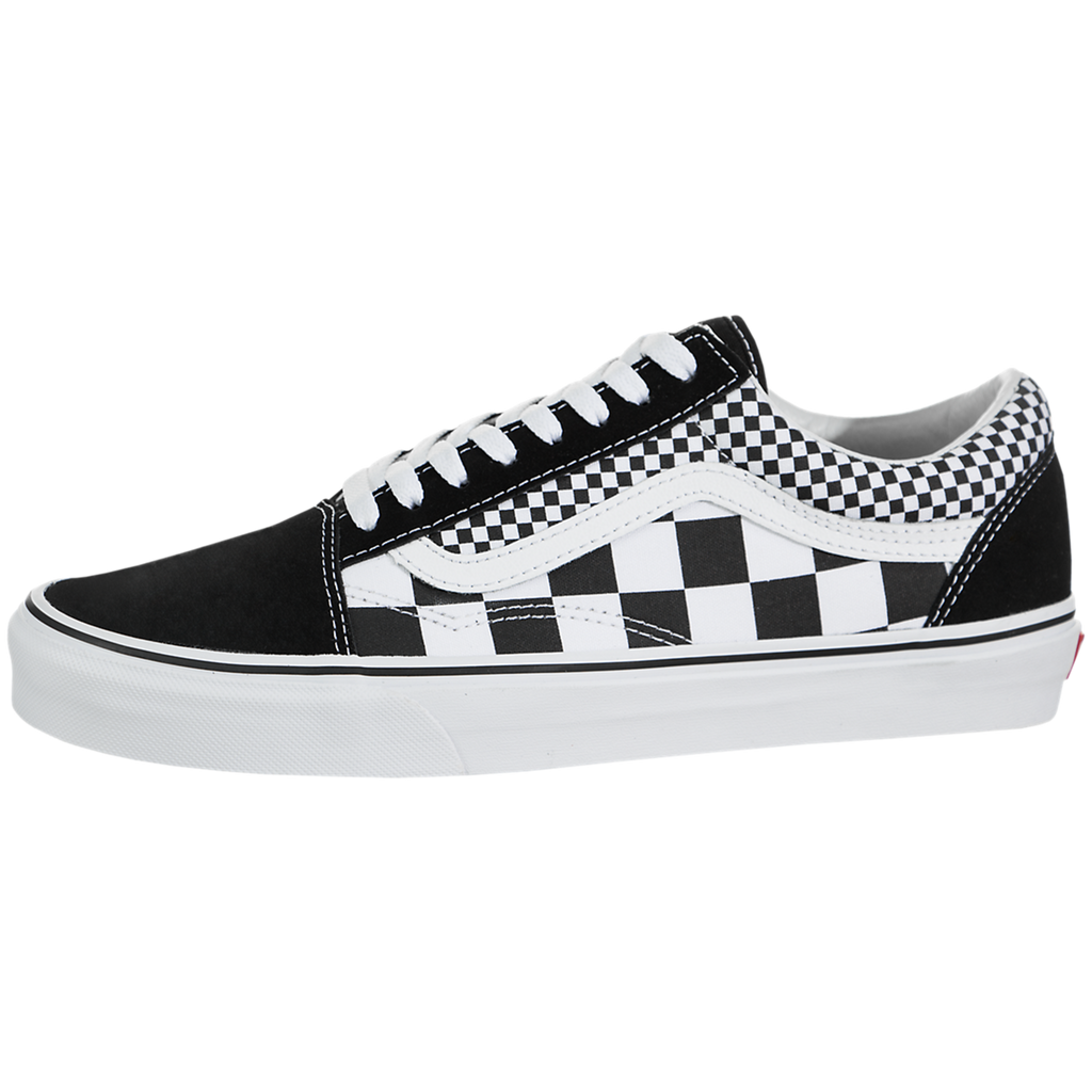mix checker old skool shoes vans